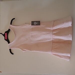 Vince Camuto Girl Dress, Pink & White stripes, Size 7